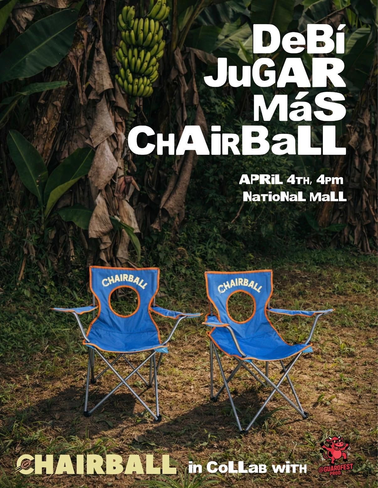 Diagram of how to play Chairball